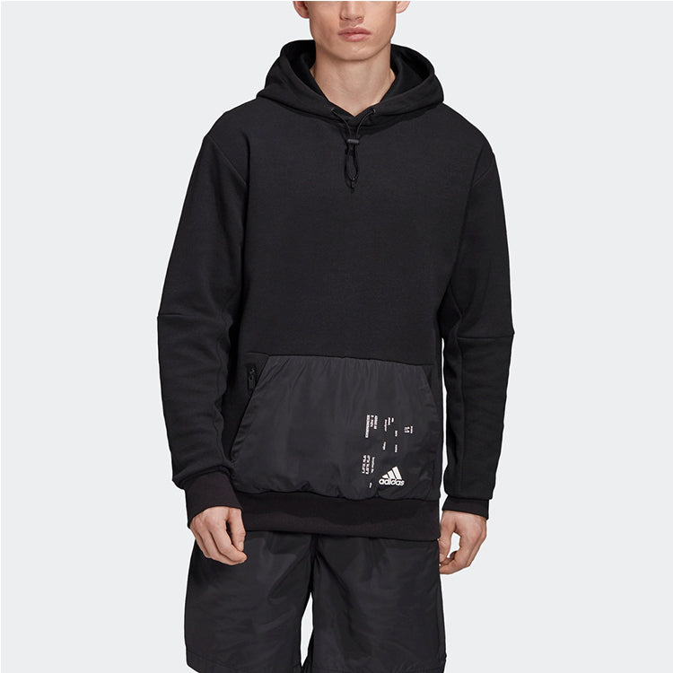 adidas M Wov Pocket OH Casual Sports Black FL5712