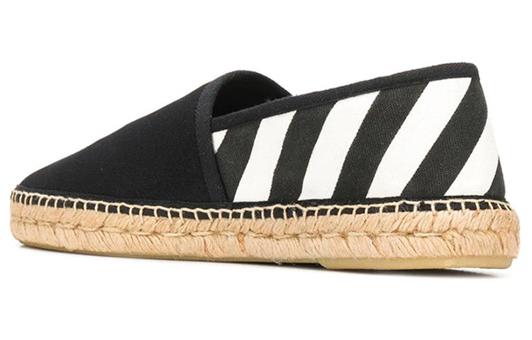 Off-White Diagonals Espadrilles 'Black' OMIA172S20D330201000