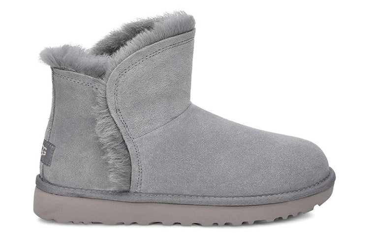 (WMNS) UGG Classic Mini Fluff High-Low 'Blue Grey' 1103745-GYS