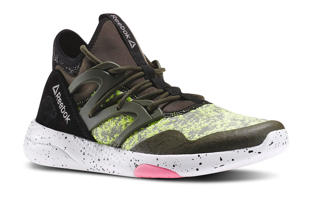 (WMNS) Reebok Hayasu Black/Green AQ9881