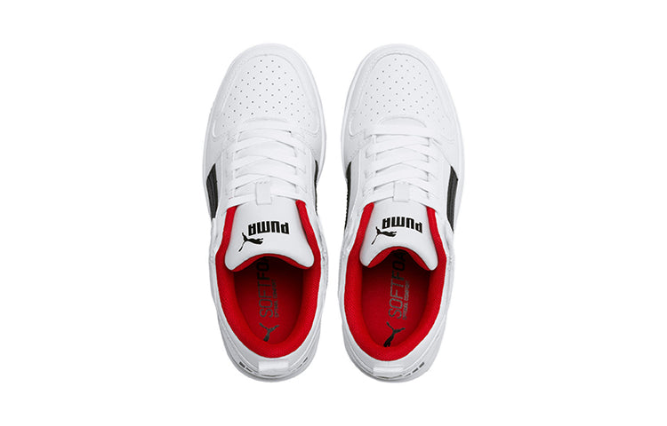 (GS) PUMA Rebound Layup Lo Low Top White/Red/Black 370490-01