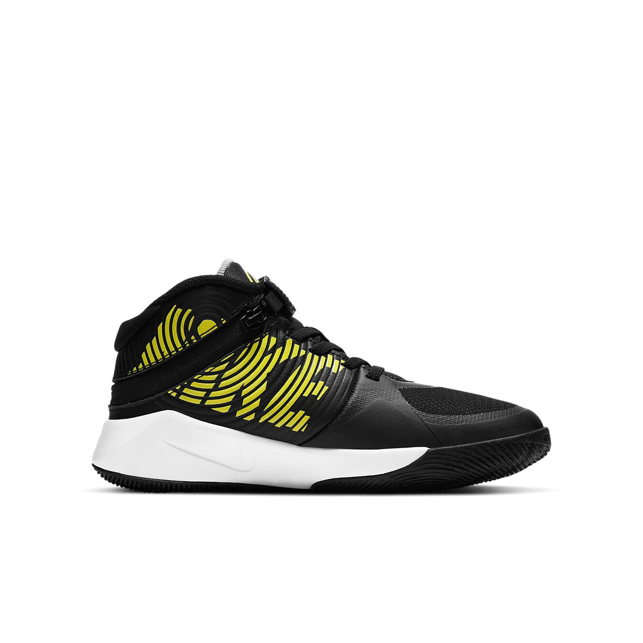 (GS) Nike Team Hustle D9 FlyEase 'Black High Voltage' BV2952-013