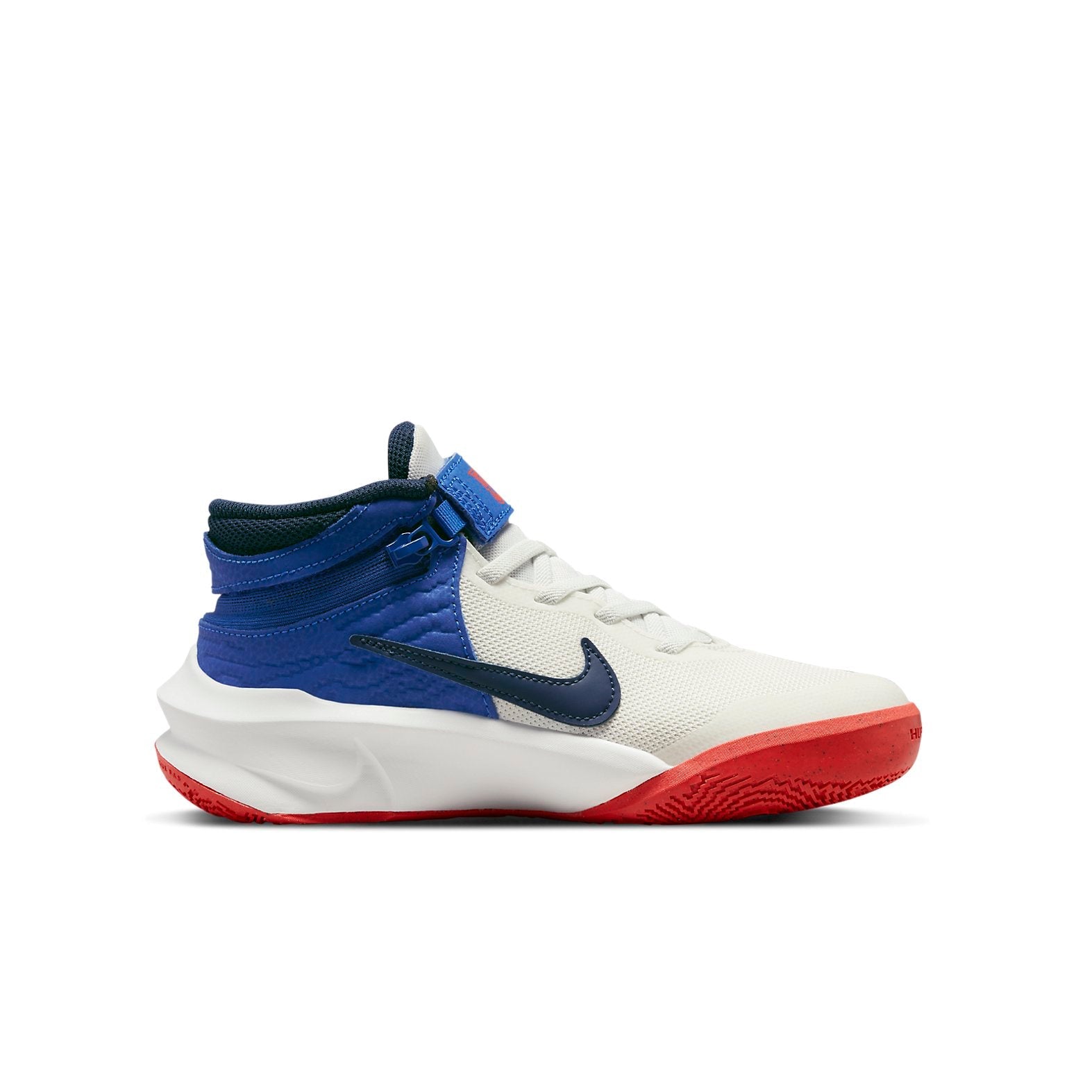 (GS) Nike Team Hustle D10 FlyEase 'White Game Royal' DD7303-103