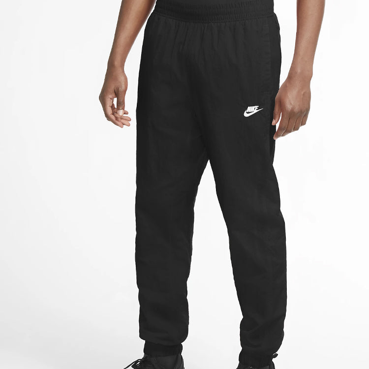 Men's Nike Sportswear Woven Black Long Pants/Trousers CU4314-010