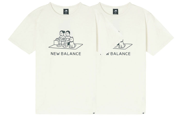 New Balance x Noritake Unisex Sports Tee White AMT12349-RSI