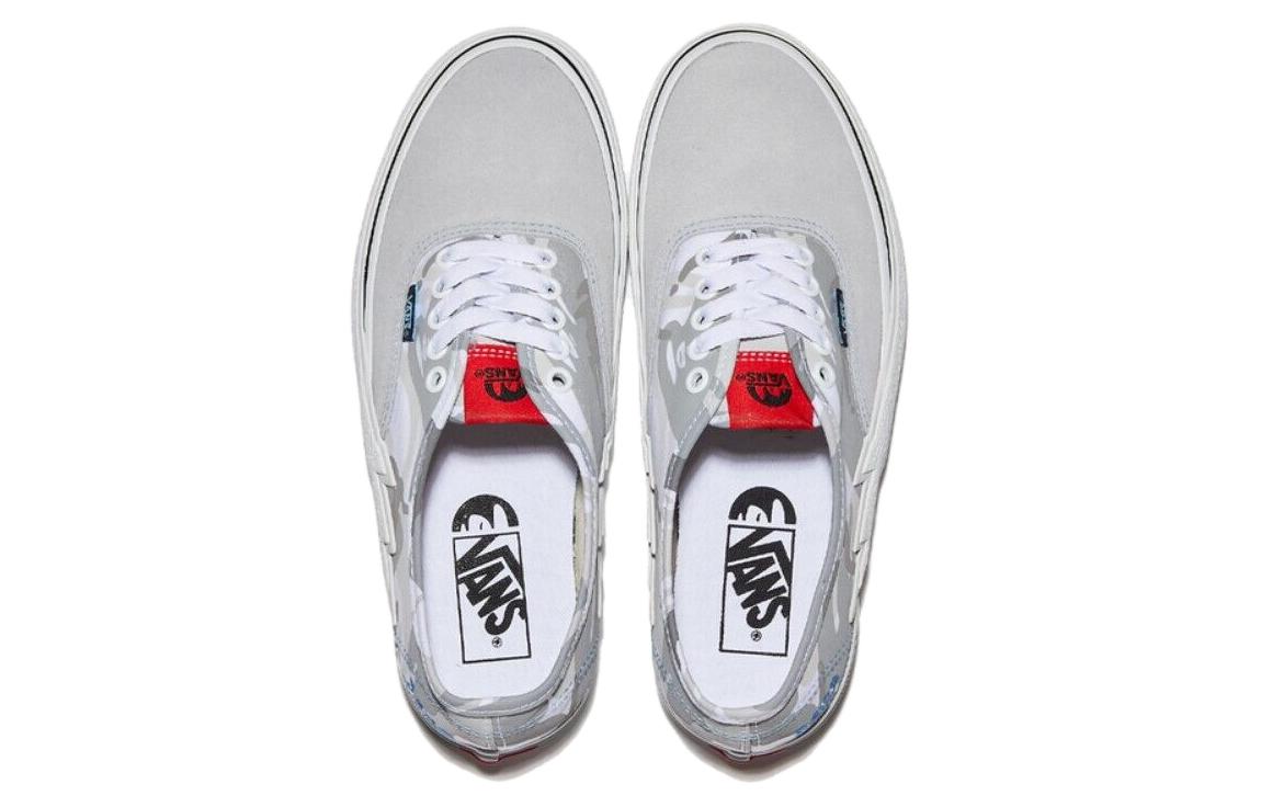 Vans X Aape Authentic Bolt Sneakers 'Grey Blue' VN000BWCY31