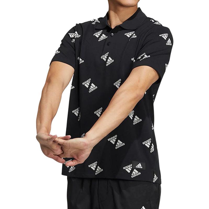 adidas Field Issue BP2 Polo Shirt 'Black White' HE7432