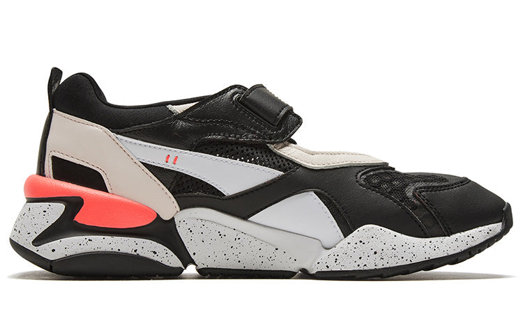 (WMNS) PUMA Nova Shandal Velcro 'Black Pink' 372897-03