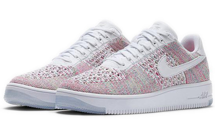 (WMNS) Nike Air Force 1 Flyknit Low 'White Radiant Emerald' 820256-102