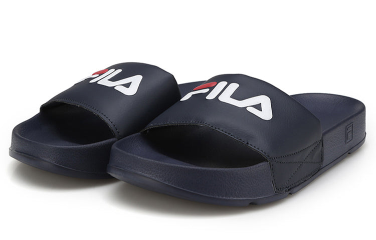 FILA Drifter dark blue Korean Version Slippers FS1SLB1810X-NNV