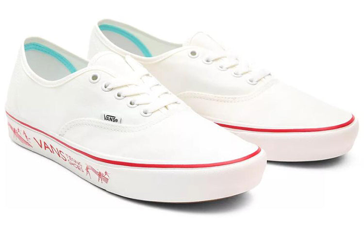 Vans Penn x ComfyCush Authentic 'Blanc De Blanc Red' VN0A3WM748C