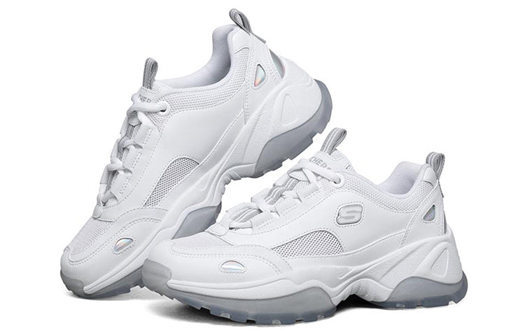 (WMNS) Skechers Kozmiks 'White Grey' 88888407-WHT