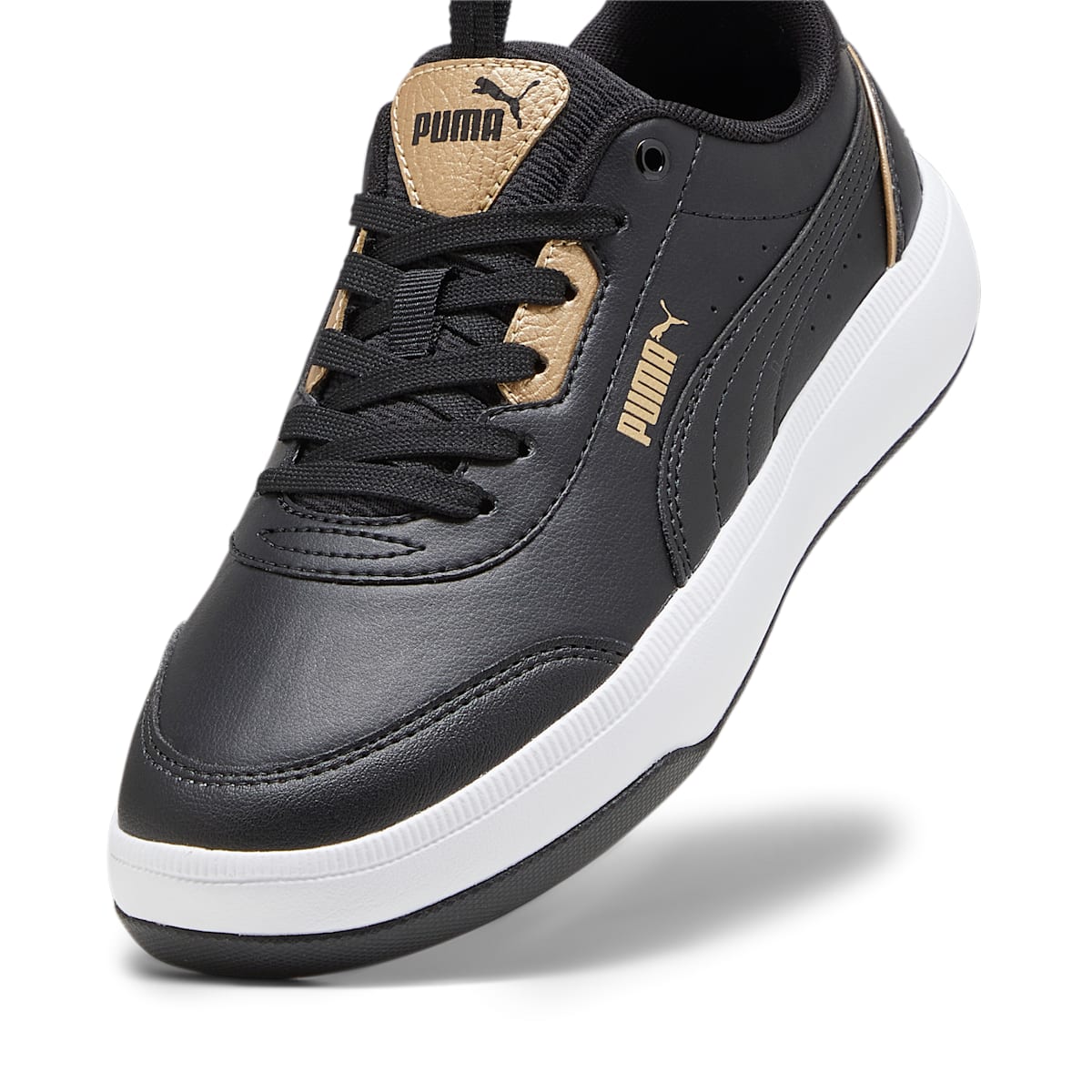 (WMNS) PUMA Tori 'Pop-Up Metallics Black Gold' 392490-01