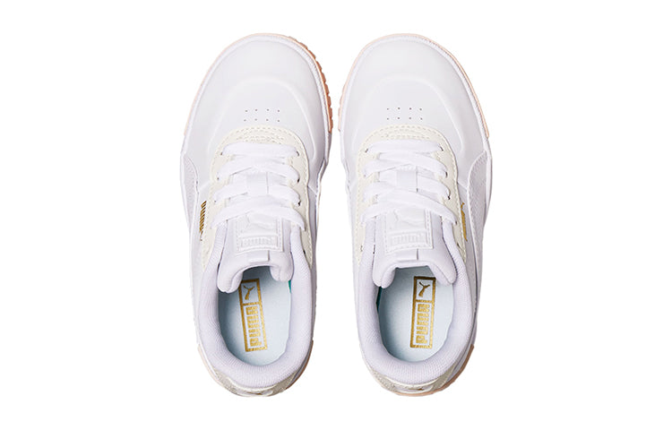 (PS) PUMA Cali Sport Casual Board Shoes White/Pink 374187-03