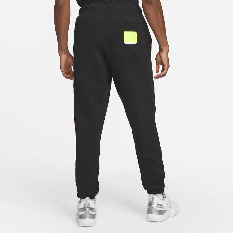 Men's Jordan Why Not? Casual Sports Elastic Waistband Fleece Long Pants/Trousers Black DD3330-010