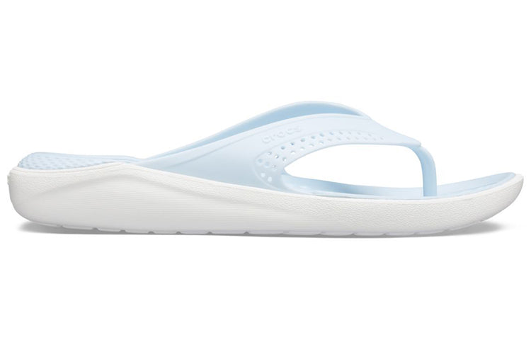 Crocs LiteRide Beach Cozy Stylish Unisex Light Blue Slippers 205182-4KA