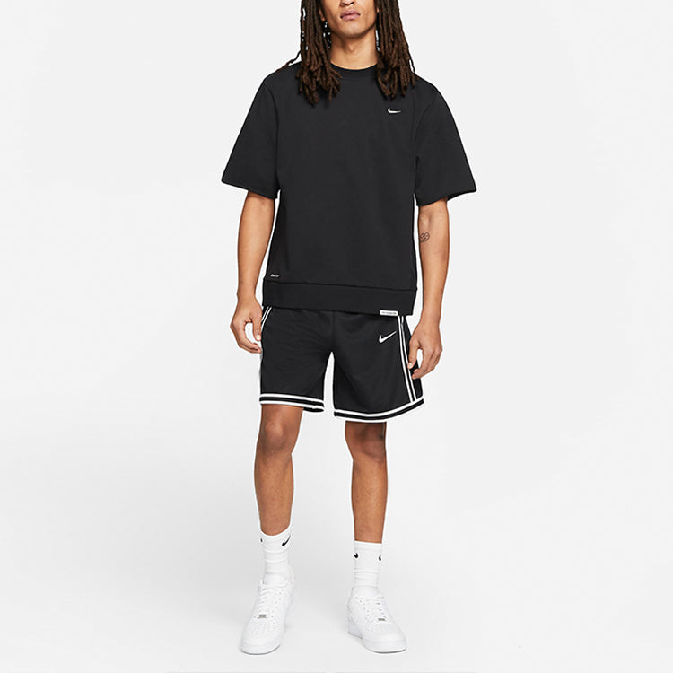Nike Dri-fit Standard Issue Round Neck Pullover Sports Short Sleeve Black CV1940-010