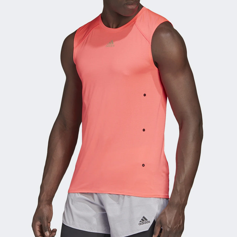 adidas HEATRDY SLVS Running Sports Sleeveless T-shirt Pink GK3427