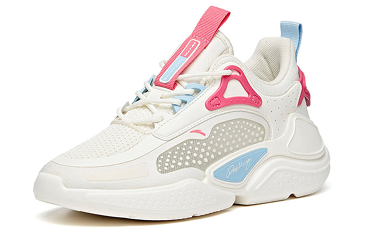 (WMNS) ANTA Life Series Sneakers 'White Red' 122038859-1