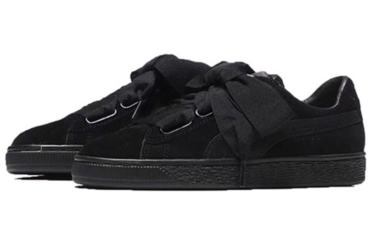 (WMNS) PUMA Suede Heart Ep PUMA 'Black/Metallic Beige' 366922-01
