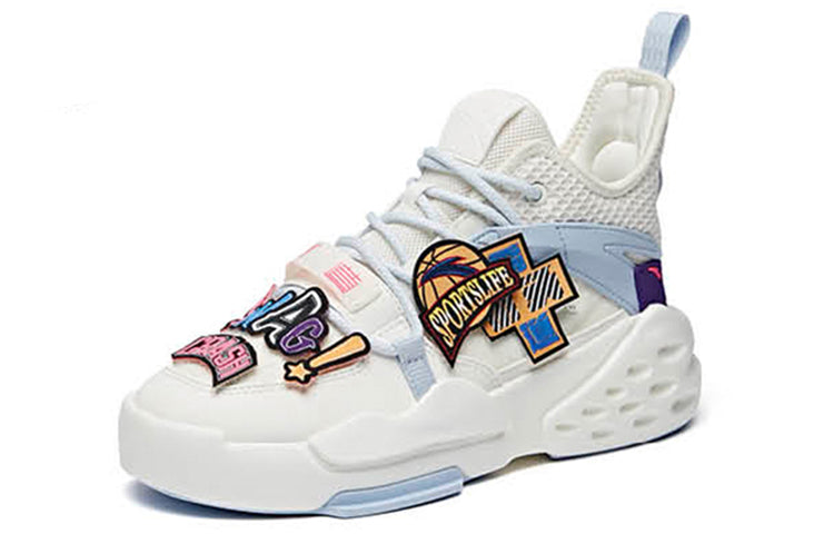 (WMNS) ANTA Baas Velcro 'White Blue' 122018087-3 122018087-3