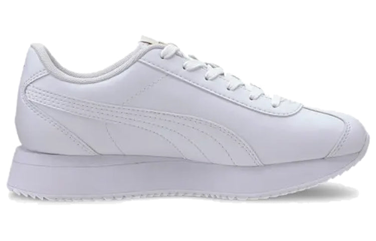 (WMNS) PUMA Turino Stacked White/Gold 371115-01