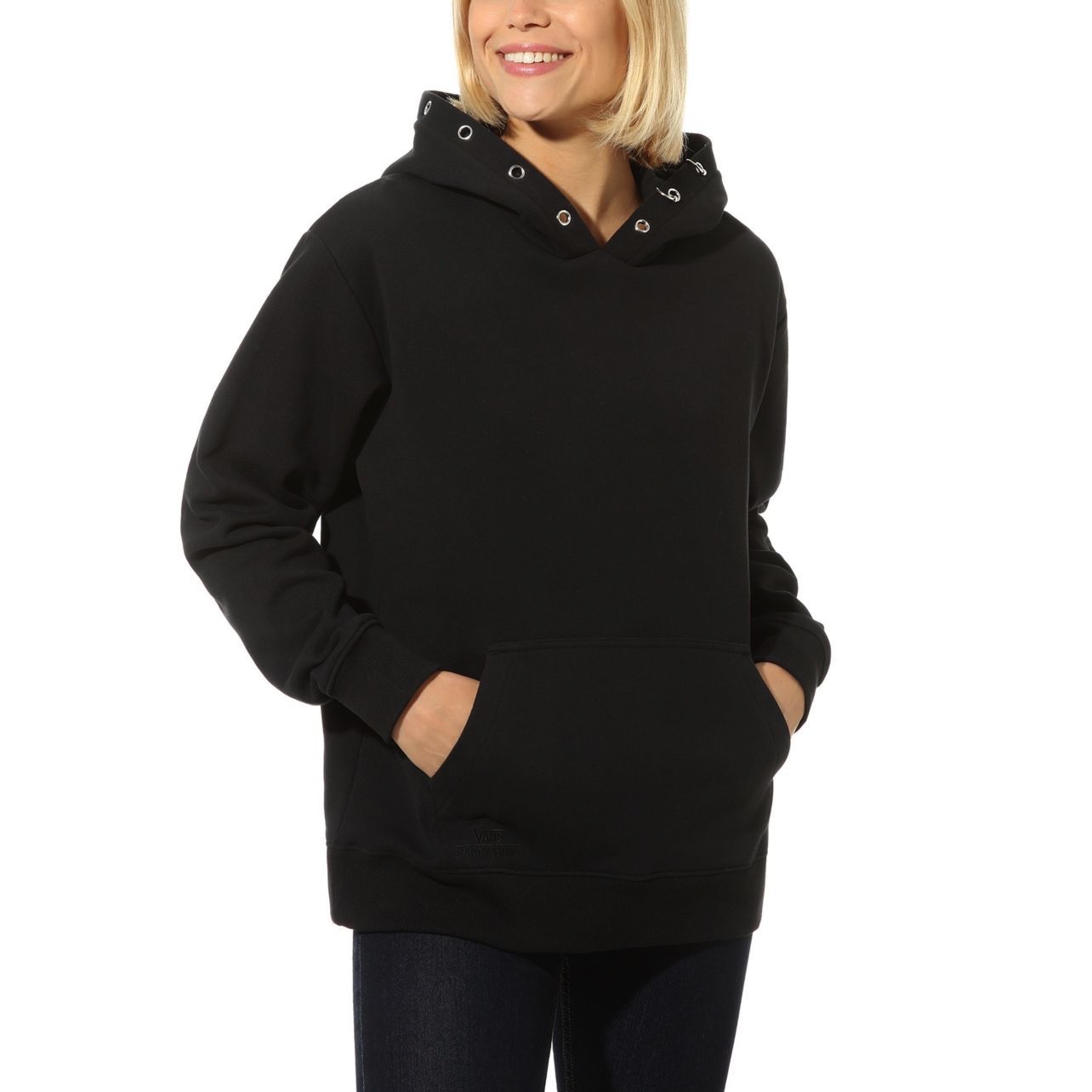 (WMNS) Vans x Sandy Liang Sunday Hoodie 'Black' VN0A4MX4BLK