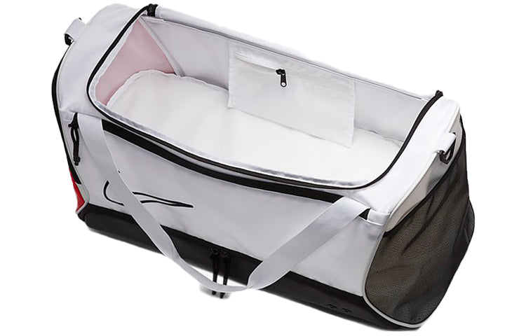 Nike Elite Basketball Duffel Bag 'White Black University Red' BA6163-100