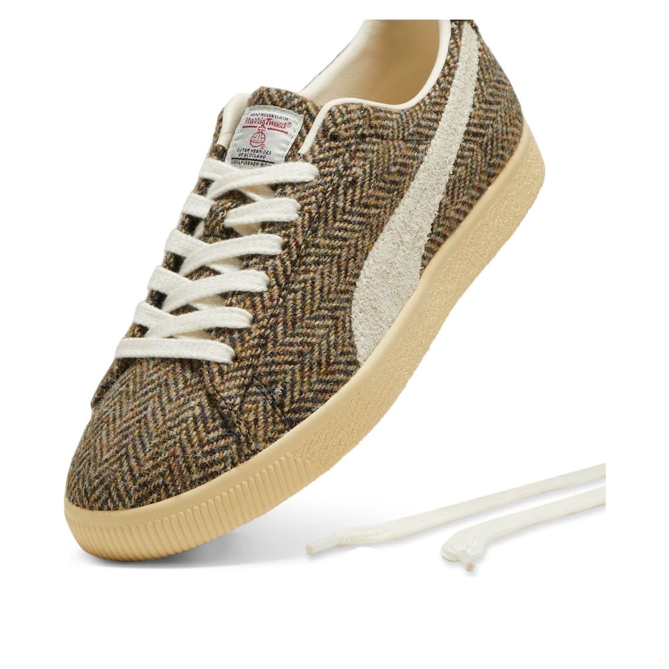 PUMA Clyde 'Harris Tweed Chamomile Sugared Almond' 398512-01
