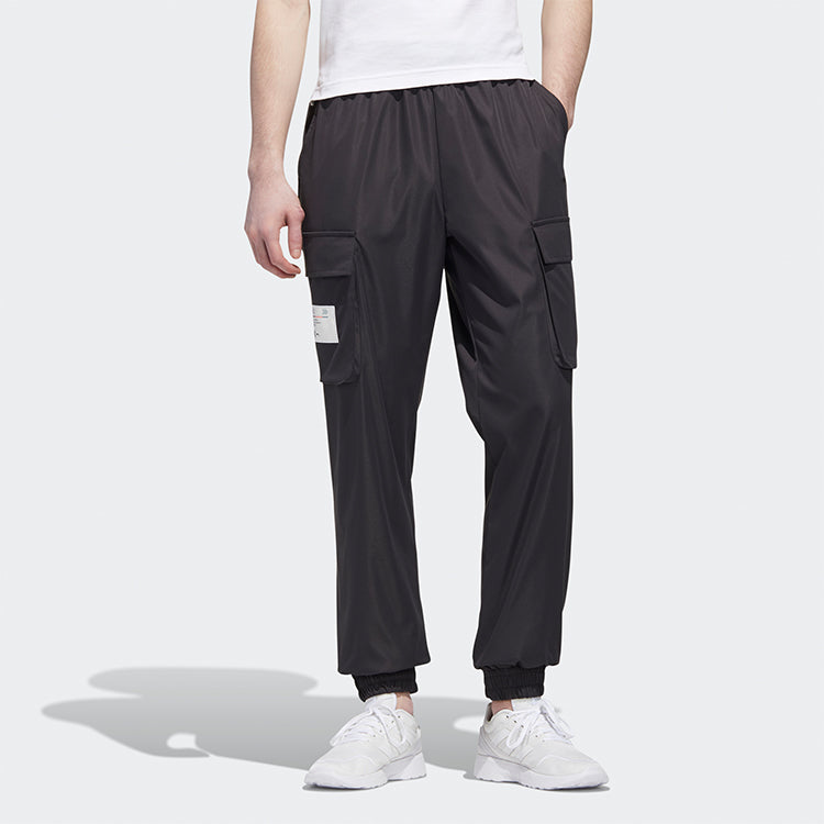 adidas neo Side Pocket Bundle Feet Casual Cargo Sweatpants Black GM2279