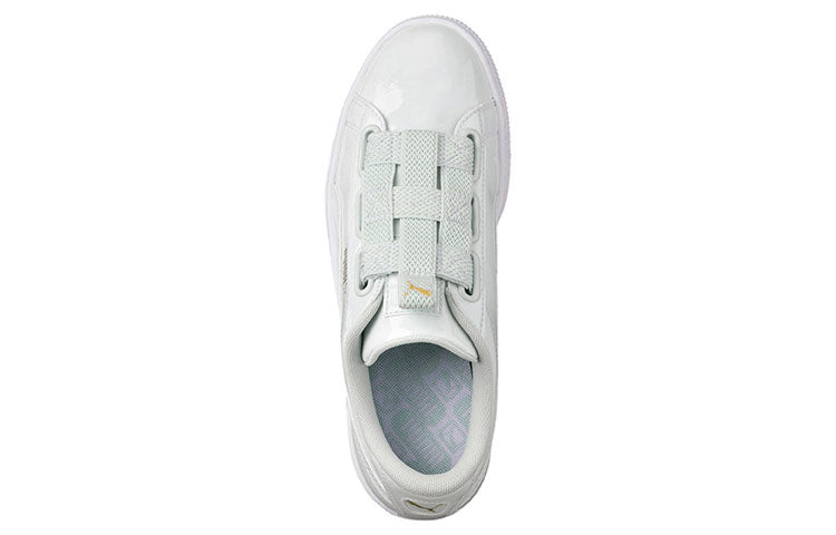 (WMNS) PUMA Basket Maze Green/White 366195-03
