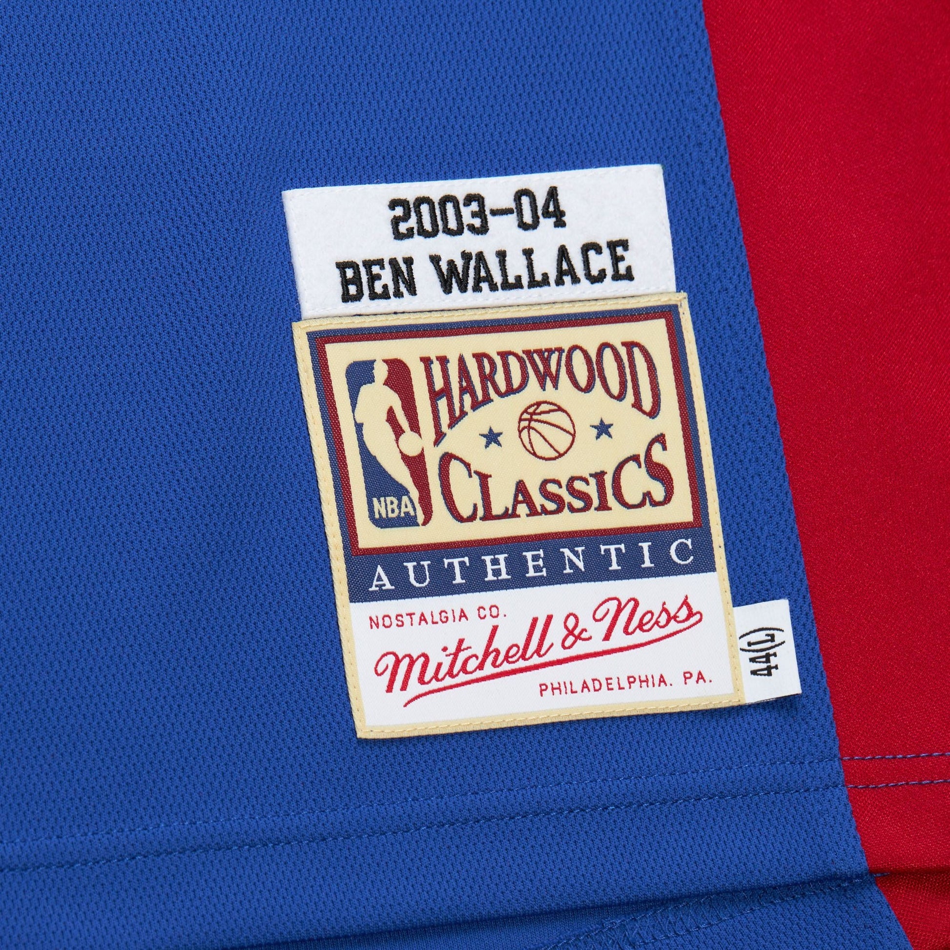 Mitchell & Ness x NBA Detroit Pistons 2004 Dark Finals Jersey 'Ben Wallace 3' AJY46501-DPI03BWAROYA