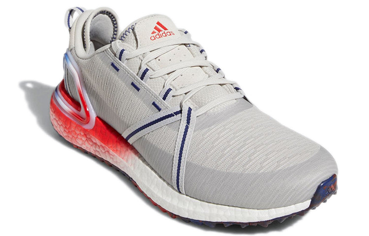 adidas Solarthon Primegreen Spikeless Golf 'Grey Vivid Red' GW3445