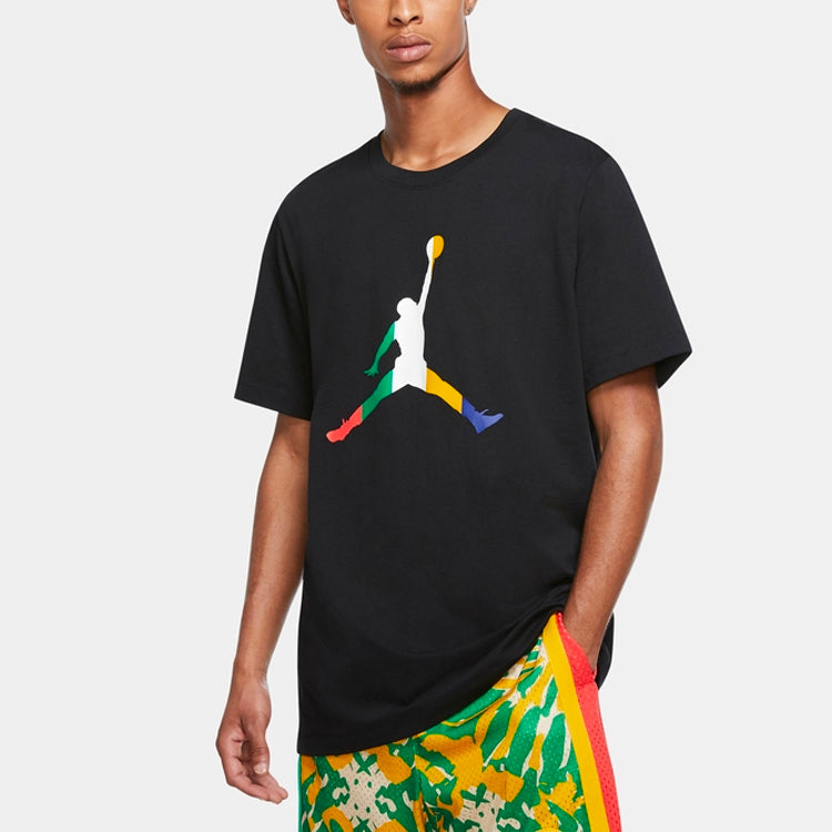 Air Jordan Sport Dna Jumpman Round Neck Short Sleeve Black CU1975-010