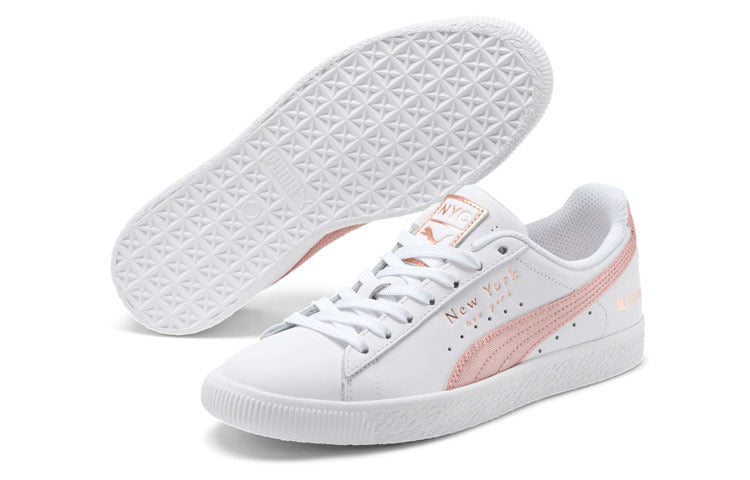 (WMNS) PUMA Clyde NYC Shoes White 372311-01