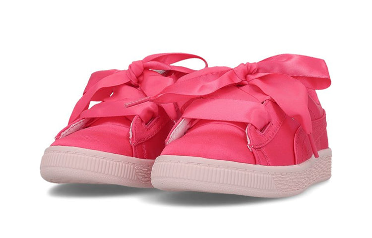 (PS) PUMA Basket Heart Tween Ps Sneakers Pink 365142-01