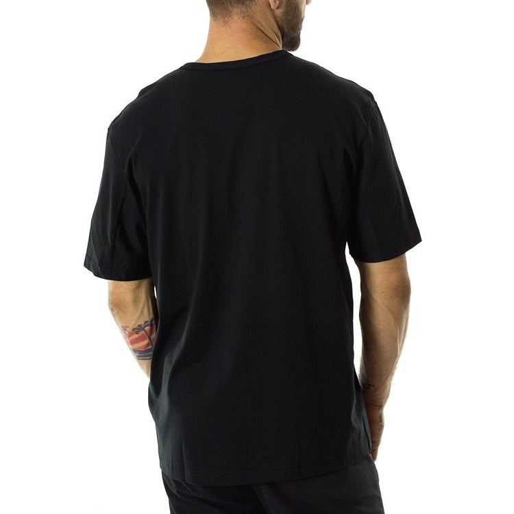 adidas originals KAVAL Alphabet Printing Short Sleeve Black tee White DM2085