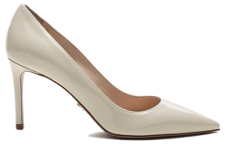 (WMNS) PRADA Pointed Patent Leather Heels 'White' 1I834I_069_F0K74_F_085