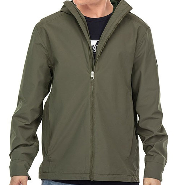 Men's Timberland waterproof Zipper Hooded Jacket Green A29XAA58