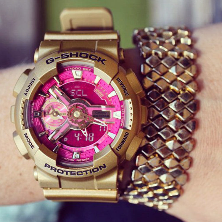 CASIO G-Shock Analog-Digital 'Pink Gold' GMA-S110GD-4A1