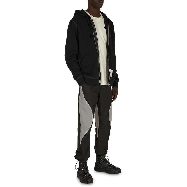 Men's Converse x Slam Jam Crossover Back Logo Sports Hooded Jacket Black 10022282-A01