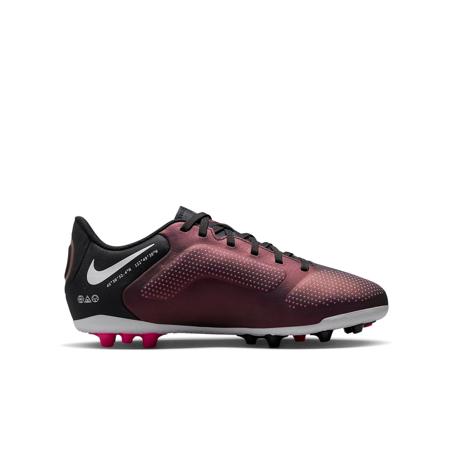 (GS) Nike Tiempo Legend 9 Academy MG Cleats 'Burgundy White' DR6065-510