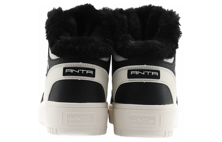 (WMNS) ANTA Skateboarding Series Sneakers High 'Black' 922248913-2