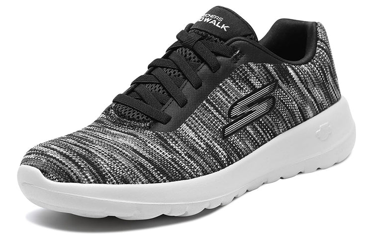 (WMNS) Skechers Go Walk Joy Low-Top Black/White 15614-BKGY