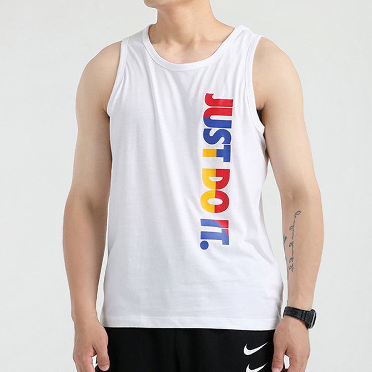 Men's Nike Sportswear Retro White Vest CU7451-100