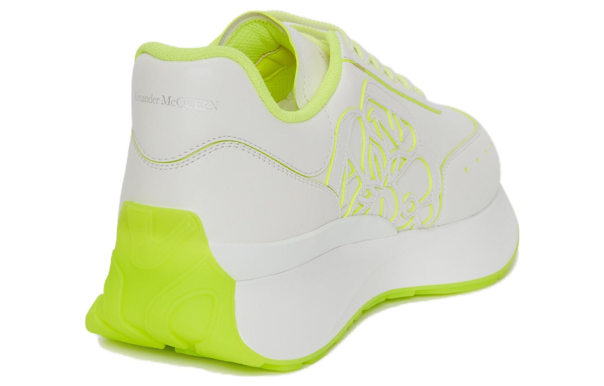 (WMNS) Alexander McQueen Sprint Runner 'White Acid Yellow' 718361WIC9D8954