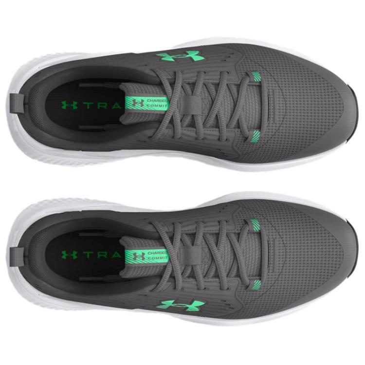 Under Armour Charged Commit 4 'Castlerock Vapor Green' 3026017-104