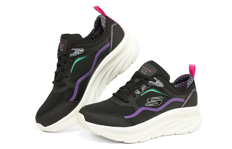 (WMNS) Skechers DLux Walker 'Black Multi' 896059-BKMT