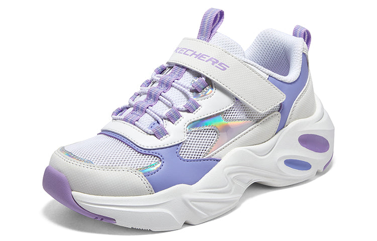 (GS) Skechers DLITES 1.0 'White Lavender' 319009L-WLV
