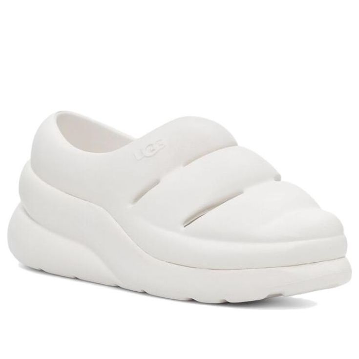 (WMNS) UGG Sport Yeah Clog 'Bright White' 1132890-BRWH